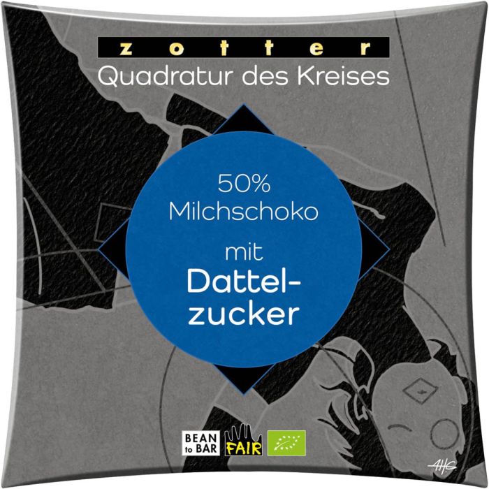 50% Milchschoko mit Dattelzucker
