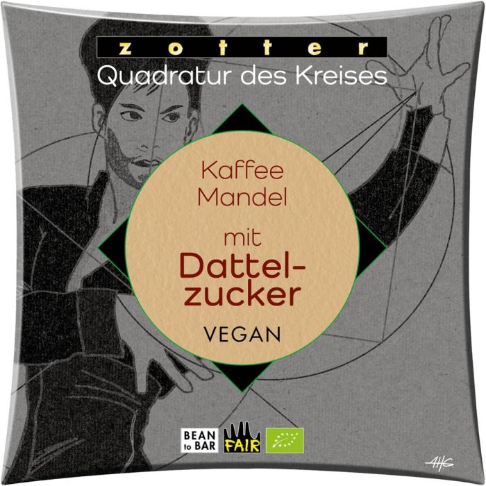 Kaffee Mandel mit Dattelzucker