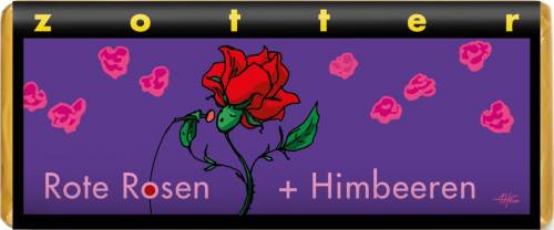 Rote Rosen + Himbeeren