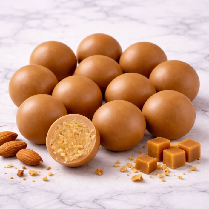 Karamell-Marzipan-Kugeln