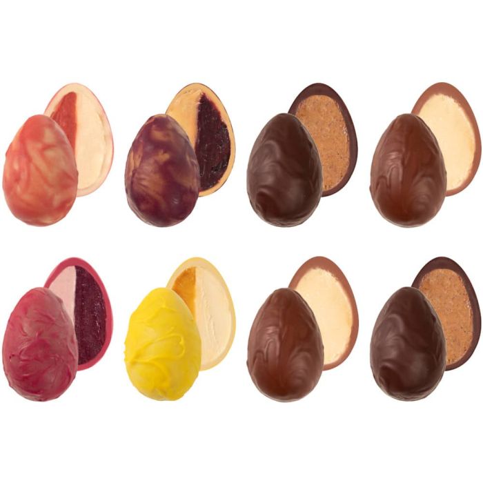 Preview: 8 Bunte Ostereier - offen