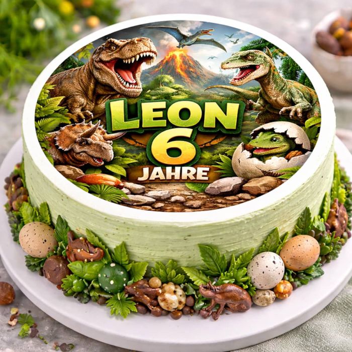Dinosaurier-Tortenaufleger