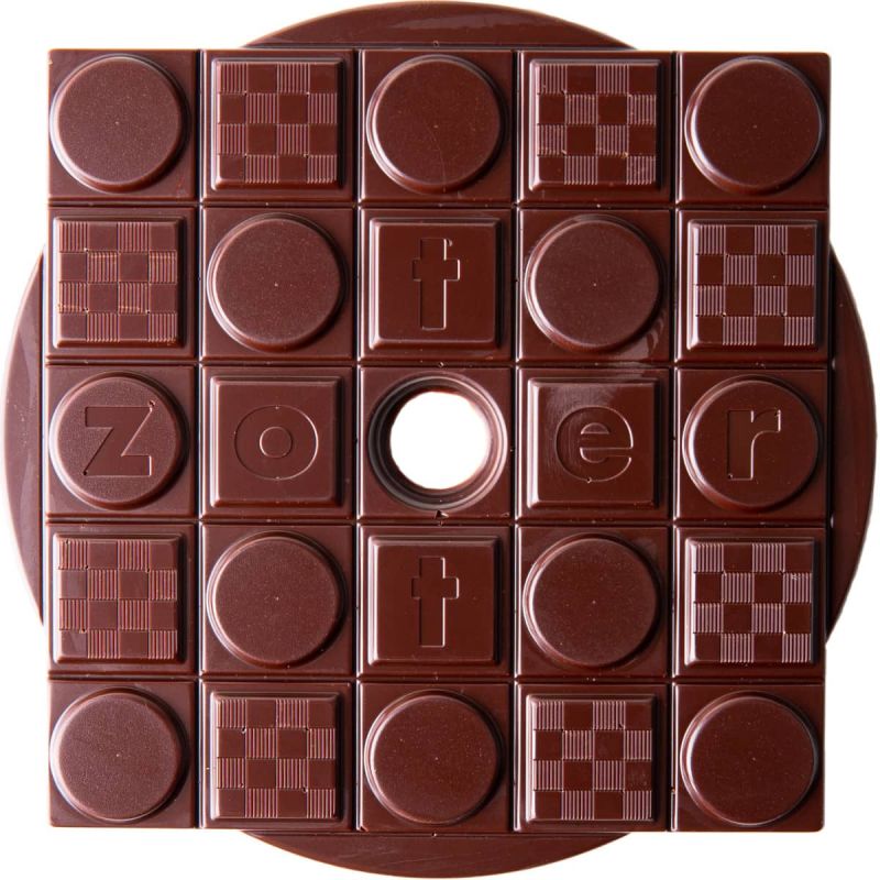 100% Kakao ohne Zucker - Tafel offen