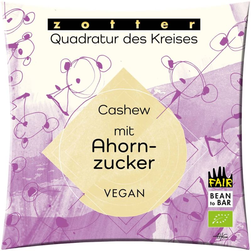 Zotter Cashew mit Ahornzucker