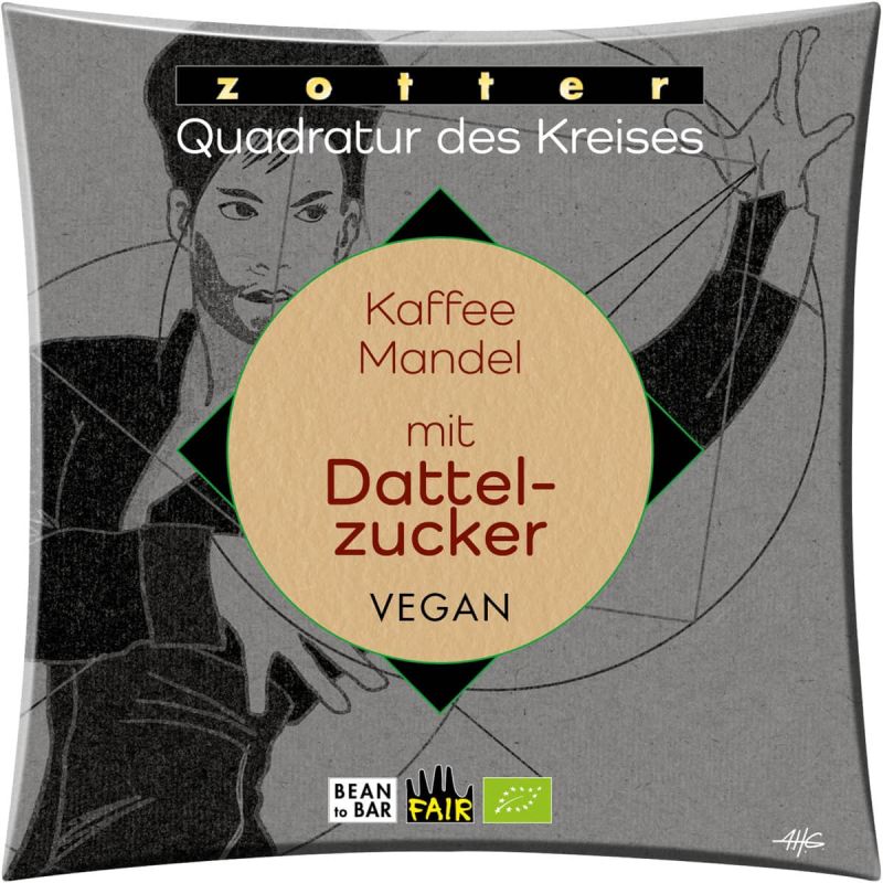 Kaffee Mandel mit Dattelzucker