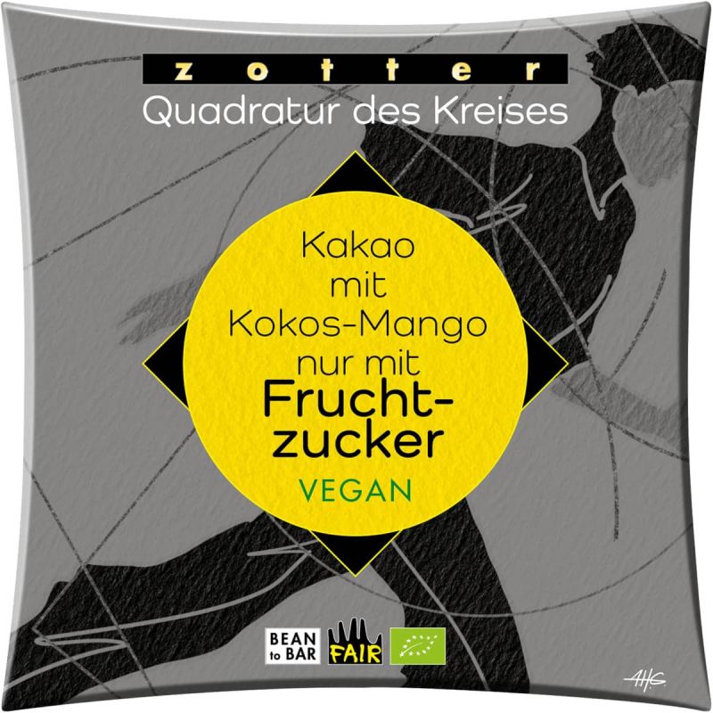 Kakao mit Kokos-Mango nur mit Fruchtzucker
