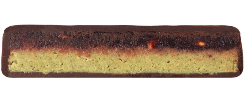 Himbeer Kirsch mit Kürbis-Crunch • Schnitt