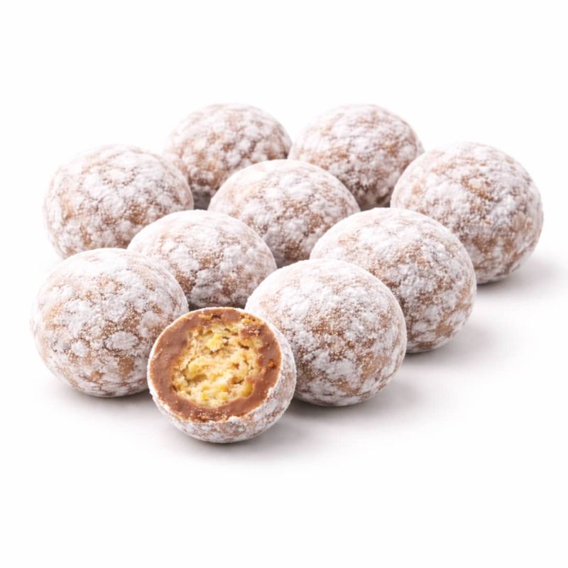 Gianduja-Knusperkugeln