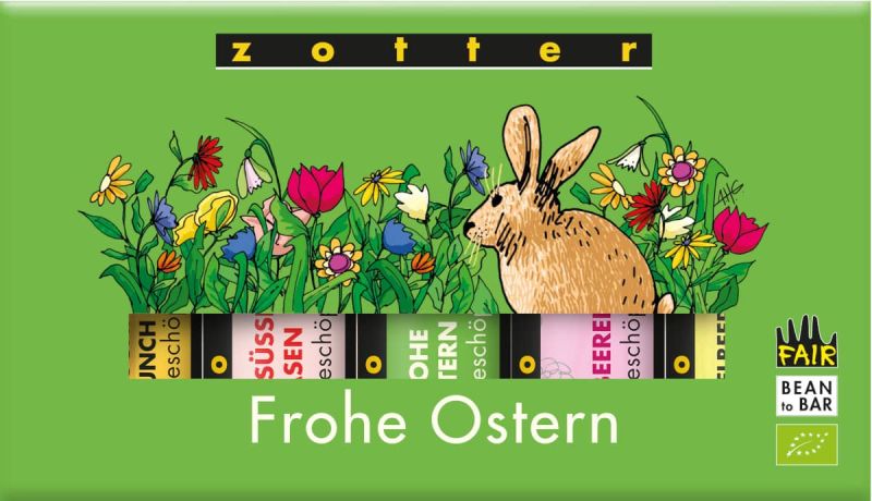 Frohe Ostern - 5 Schoko-Minis