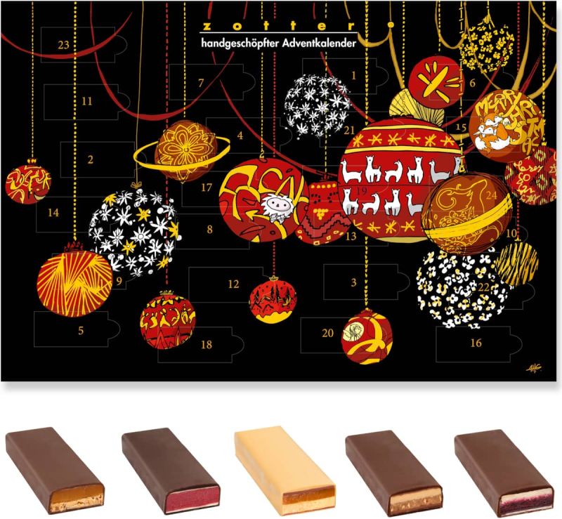 Handgeschöpfter Adventkalender
