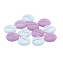 1000g Pfefferminz-Schokolinsen mit eigenem Text • »personalisiert«